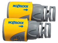 Hozelock 2050 Hose End Connector for  12.5-15 mm (1/2 in & 5/8 in) Hose Twin Pack