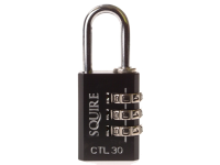 Henry Squire Recodeable Black Combination Padlock 30mm
