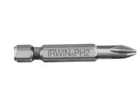 IRWIN Power Screwdriver Bits Pozi PZ2 50mm Pack of 2