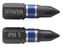 IRWIN Impact Screwdriver Bits PH1 25mm Pack of 2