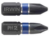 IRWIN Impact Screwdriver Bits PH2 25mm Pack of 2
