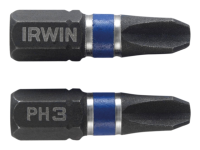 IRWIN Impact Screwdriver Bits PH3 25mm Pack of 2