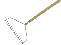 Kent and Stowe Long Handled Soil Rake Stainless Steel