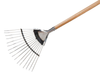 Kent & Stowe Stainless Steel Garden Life Lawn & Leaf Rake, FSC®