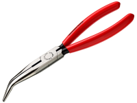 Knipex Bent Snipe Nose Side Cutting Pliers PVC Grip 200mm (8in)