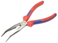 Knipex Bent Snipe Nose Side Cutters Multi Component Grip 200mm (8in)