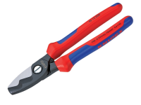 Knipex Cable Shears Twin Cutting Edge Multi Component Grip 200mm