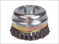 Lessmann Knot Cup Brush 65mm M10 x 0.50 Steel Wire