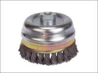 Lessmann Knot Cup Brush 100mm M14 x 0.50 Steel Wire*