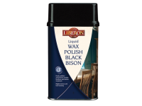 Liberon Liquid Wax Polish Black Bison Medium Oak 500ml