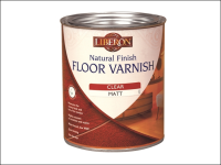 Liberon Natural Finish Floor Varnish Clear Satin 2.5 Litre