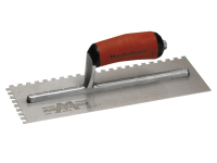 Marshalltown Notched Trowel 702SD Square 1/4in Durasoft Handle 11 x 4.1/2in