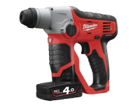 Milwaukee M12 H-402C Compact Cordless SDS 2 Mode Hammer 12 Volt 2 x 4.0Ah Li-Ion 12V