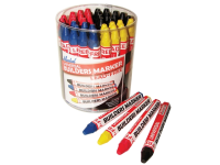 Markal Builders Marker Red/Yellow/Blue/Black Tub 48