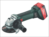 Metabo W18 LTX 115mm Grinder 18 Volt 2 x 4.0Ah Li-Ion 18V