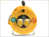 Masterplug Cable Reel 50 Metre 16A 110 Volt Thermal Cut-Out 110V