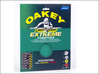 Oakey Multi Purpose Green Aluminium Oxide Sheets 230 x 280mm Assorted (4)