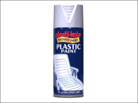 Plasti-kote Plastic Paint Spray White Gloss 400ml