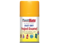 Plasti-kote Fast Dry Enamel Aerosol Sunshine Yellow 100ml