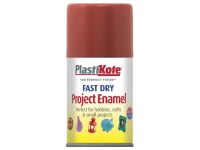 Plasti-kote Fast Dry Enamel Aerosol Nut Brown 100ml