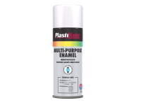 Plasti-kote Multi Purpose Enamel Spray Paint Gloss White 400ml