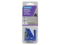 Plasplugs Radiator Fixing Kit for Solid & Hollow Walls