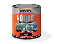 Ronseal No Rust Metal Paint Smooth Black 250ml