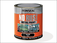 Ronseal No Rust Metal Paint Smooth Black 750ml