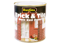 Rustins Brick & Tile Paint Matt Red 1 Litre
