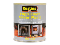 Rustins High Heat Paint 600°C Silver 500ml