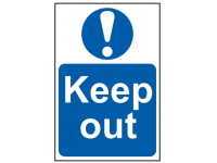 Scan Keep Out - PVC 400 x 600mm
