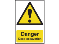 Scan Danger Deep Excavation - PVC 400 x 600mm