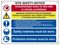 Scan Composite Site Safety Notice - Fmx 800 x 600mm