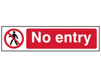 Scan No Entry - PVC 200 x 50mm