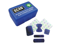 Scan Hydroscopic Blue Plasters 100 Assorted
