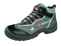 Scan Jaguar Grey Red Safety Hiker Boots UK 9 Euro 43