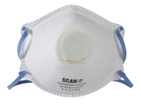 Scan Moulded Disposable Mask Valved FFP2 Protection (Box 10)