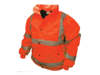 Scan Hi-Vis Bomber Jacket Orange - M (39-41in)