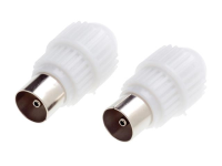 SMJ Coaxial Plugs Male Twin Pack