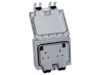 SMJ IP66 Double Gang 13A Socket