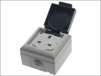 SMJ IP54 Outdoor Socket 13A Single Gang