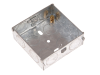 SMJ Metal Back Box 16mm 1 Gang - Carded