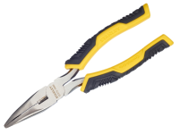 Stanley Tools Long Bent Nose Pliers Control Grip 150mm