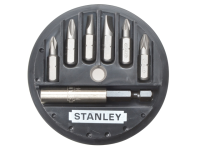 Stanley Tools Insert Bit Set Phillips/Slotted/Pozidriv 7 Piece