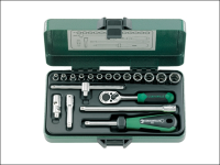 Stahlwille Socket Set of 19 Metric 1/4in Drive