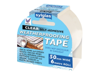 Sylglas Clear Waterproofing Tape 50mm x 6m Roll
