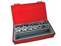 Teng TT1217-6 17 Piece Metric 6p Socket Set 1/2in Drive