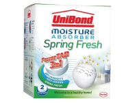 Unibond Small Moisture Absorber Spring Fresh Power Tab Refill Pack of 2