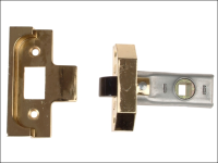 UNION Rebated Tubular Mortice Latch 2650 Electro Brass 63mm 2.5in