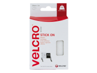 VELCRO® Brand Stick On VELCRO® Brand Tape 20mm x 1m White